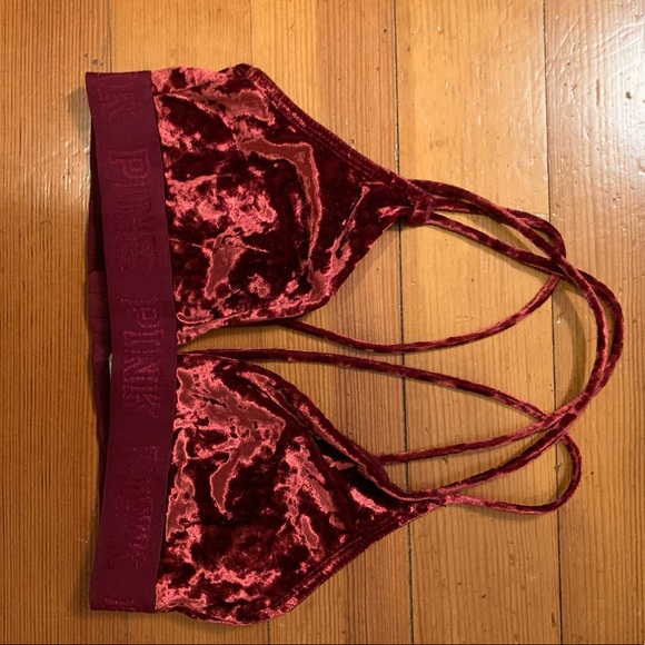 PINK Victoria's Secret Other - red velvet bralette